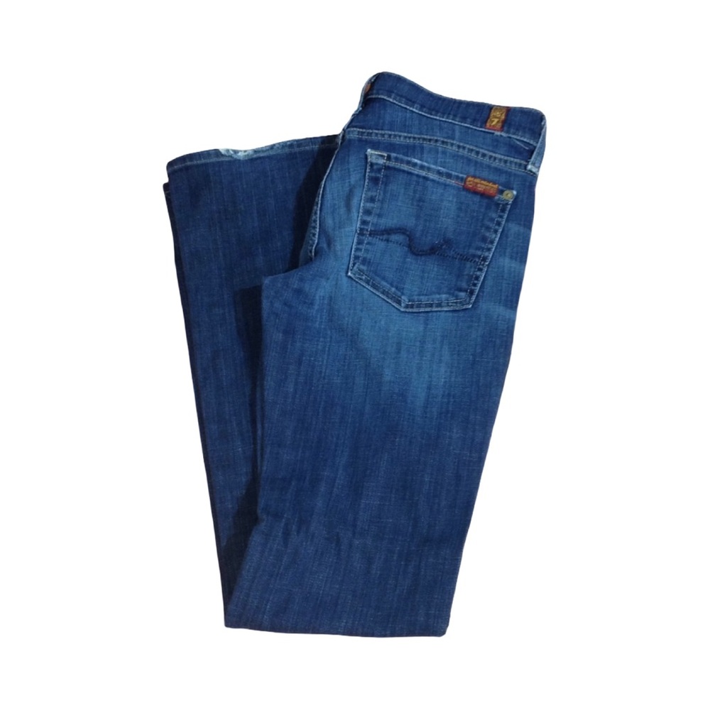 7 For All Mankind Womens Bootcut Jeans Size 27 Blue